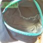 Lucky Cat Dancing Cotton Handbag Bag for Girl Woman / Blue