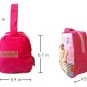 Lucky Cat Dancing Cotton Handbag Bag for Girl Woman / Pink