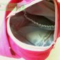 Lucky Cat Dancing Cotton Handbag Bag for Girl Woman / Pink