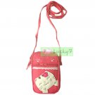Phone Case Lanyard Neck Strap for iPhone 4/4S : Salmon Pink Lucky Cat Lace