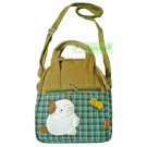 2 Styles : Shoulder Bag / Handbag LUCKY CAT SCOTCH Cotton - Green