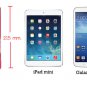 Apple iPad mini/Galaxy Note, Tab 2 3 7.0, 8.0 Case Cover // Salmon Pink Lucky Cat Cotton