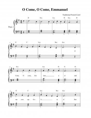 O Come, O Come Emmanuel