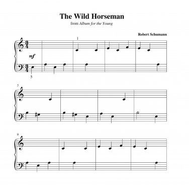 Schumann - The Wild Horseman