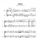 Mozart - Allegro K. 487 no. 12