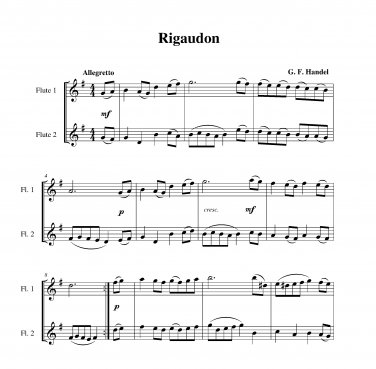Handel - Rigaudon