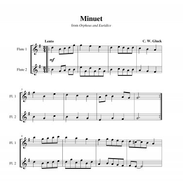 Gluck - Minuet