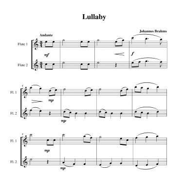 Brahms - Lullaby