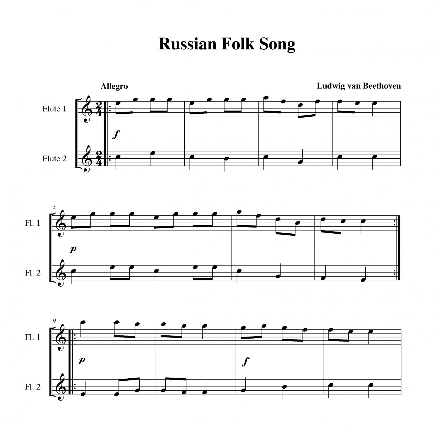 Бетховен колыбельная. Russian Folk Song Beethoven. Брамс Ноты. Folk Song Piano. Dark Eyes Russian Folk Ноты.