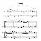 Bach - Minuet (BWV 116)