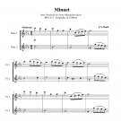 Bach - Minuet (BWV 115)