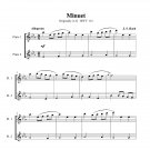 Bach - Minuet (BWV 114)
