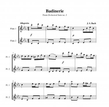 Bach - Badinerie
