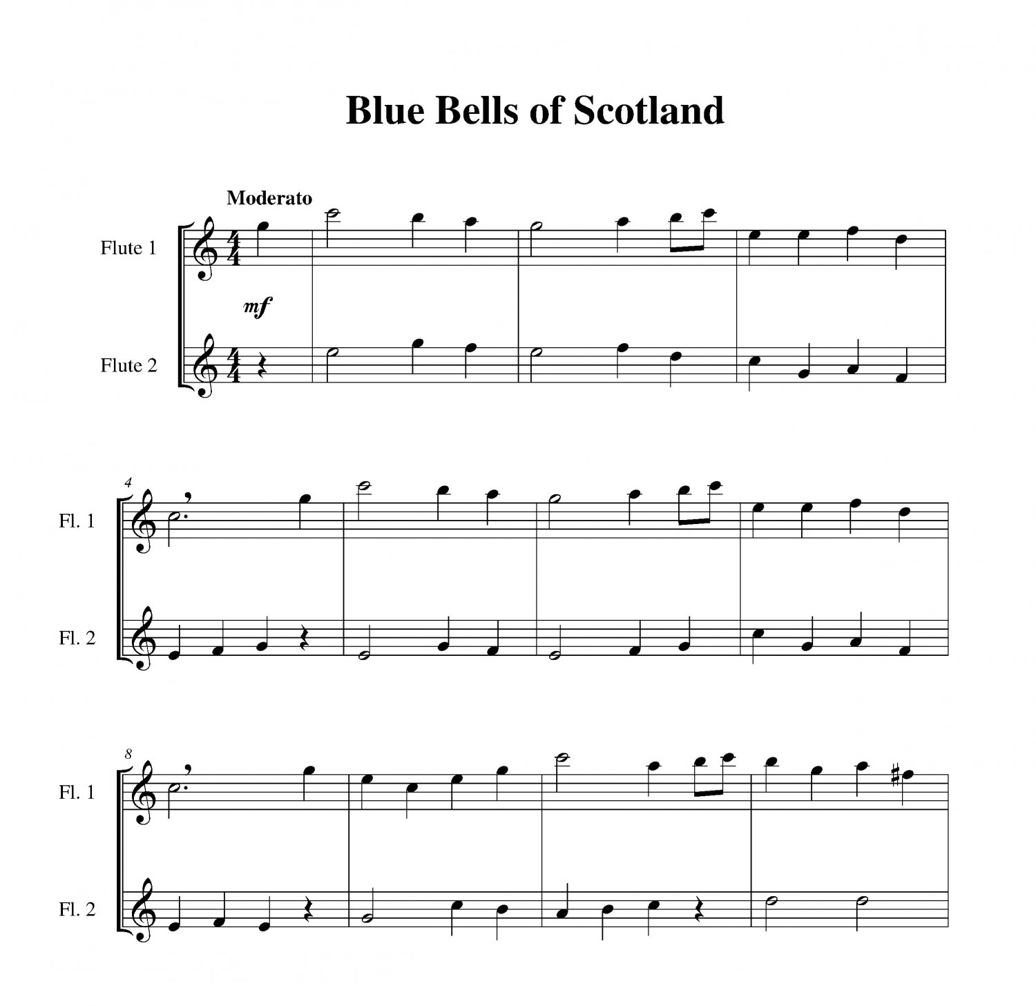 Blue Bells Of Scotland