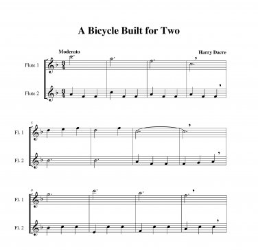 A Bicycle Built for Two