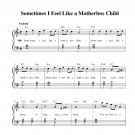 Sometimes I Feel Like a Motherless Child