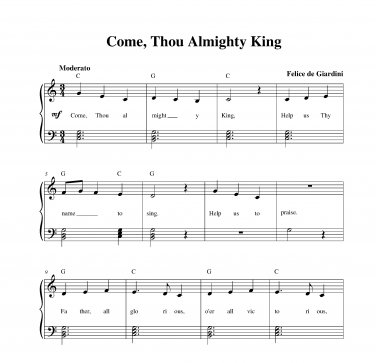 Come, Thou Almighty King