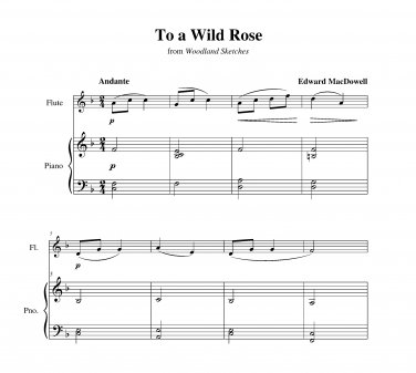 MacDowell - To a Wild Rose