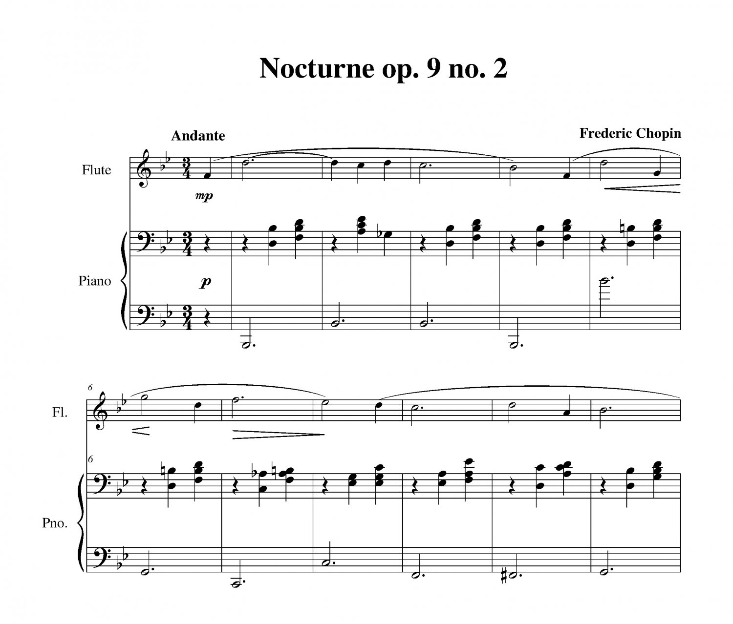 Chopin - Nocturne op. 9 no. 2