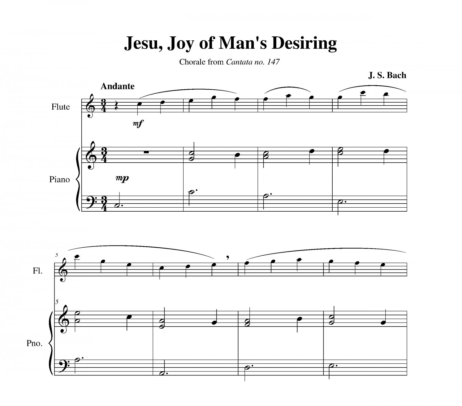 Bach - Jesu, Joy Of Man’s Desiring