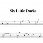 Six Little Ducks