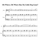Oh Where, Oh Where Has My Little Dog Gone?