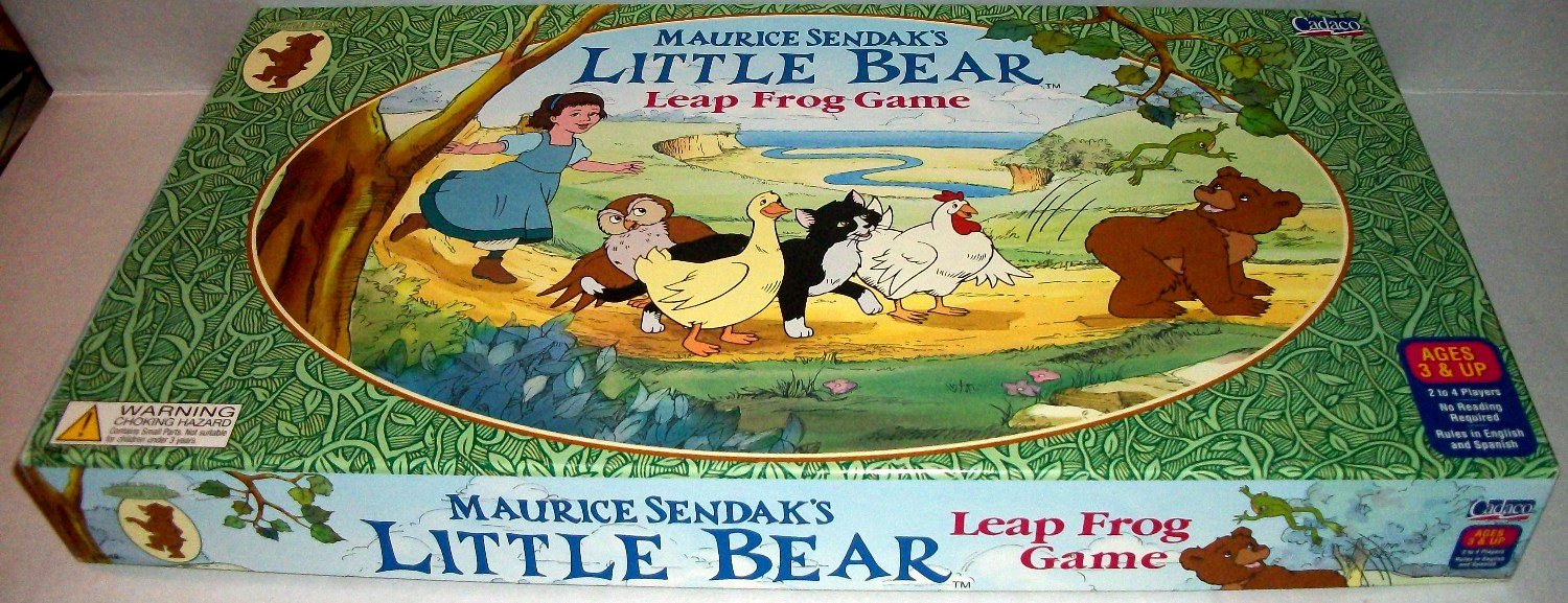 Maurice Sendak Little Bear Leap Frog Board Game Complete 1999 Cadaco