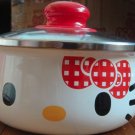HELLO KITTY ENAMELCOOKING POT NIB
