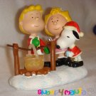 Snoopy Christmas figurines (SNOOPY, SCHROEDER AND SALLY)