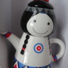Ceramic teapot set cute girl