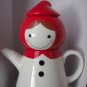 Ceramic teapot set RED REDING HOOD