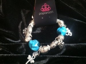 Blue Charm Bracelet