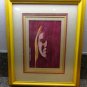 Antique/Vintage "Happy Moonchild" Framed Painting Signed by Gordon Roberts 1977