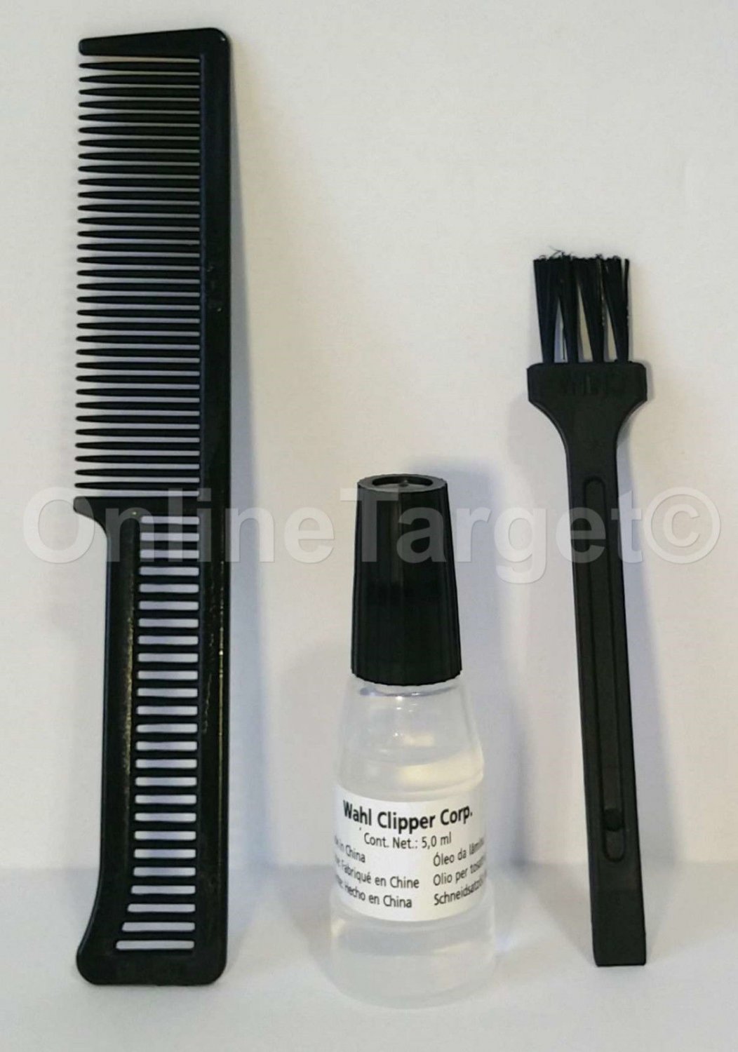 Wahl Shaver and Appliance Oil w/ Cleaning Brush & Comb Original OEM