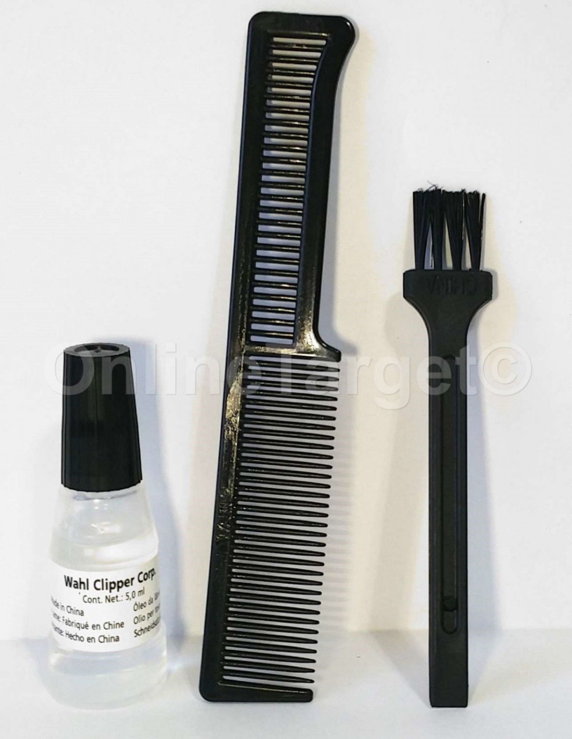 Wahl Shaver and Appliance Oil w/ Cleaning Brush & Comb Original OEM