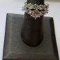 Womens 4.0 ct Wedding Band Engagement Ring Set 5 Stone Cubic Zirconia Silver #6