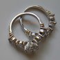 Womens 4.0 ct Wedding Band Engagement Ring Set 5 Stone Cubic Zirconia Silver #6