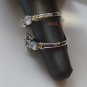 Womens 4.0 ct Wedding Band Engagement Ring Set 5 Stone Cubic Zirconia Silver #6
