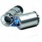 Jewelry Jewelers Pocket Magnifier Loop Eye Glass Led Light 60X Magnifying Loupe