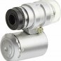 Jewelry Jewelers Pocket Magnifier Loop Eye Glass Led Light 60X Magnifying Loupe