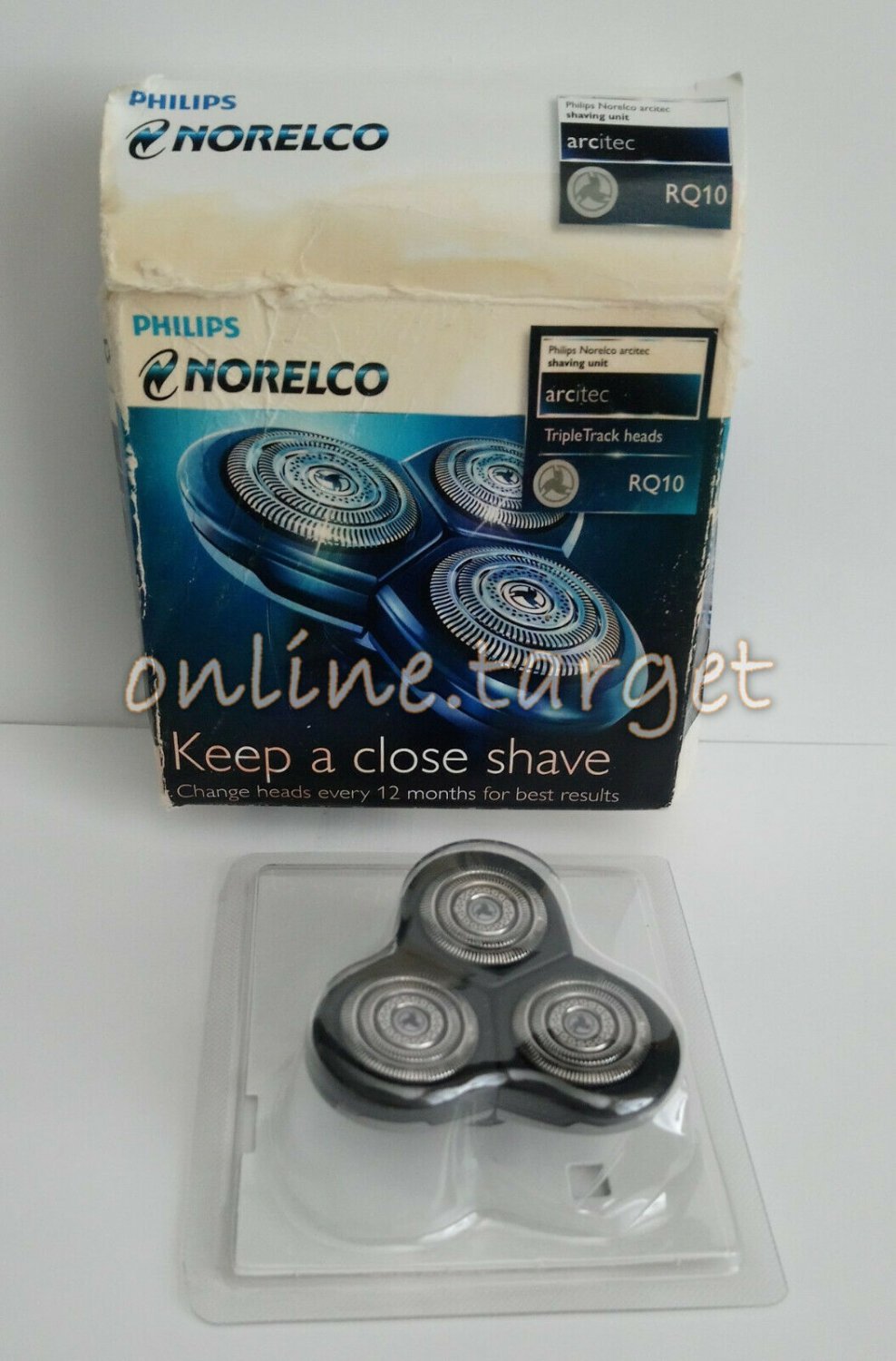 Philips Norelco RQ10 Arcitec Shaver Head 1050X 1059X 1090X 1060X GENUINE SEALED
