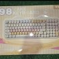 Yunzii Keyboard C98 Cake Meow Wireless Mechanical Keyboard Candy Switches White