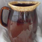 Hull Pitcher Brown Glaze Ovenproof