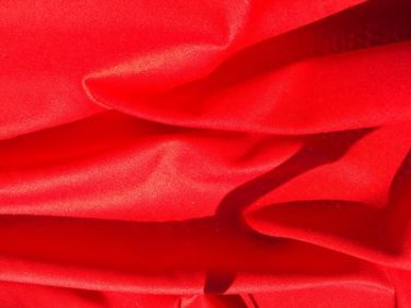 SHANGHAI RAW SILK RED