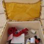 VINTAGE SEWING BOX WITH SUPPLIES