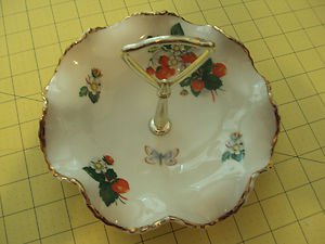 ANTIQUE CANDY DISH 22K-by Bel-Terr