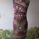 STYLISH NICOLE MILLER MULTI-COLOR COCKTAIL /  EVENING DRESS  SZ 14 NWT