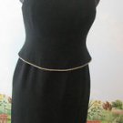 JONES NEW YORK SLEEVELESS BLACK DRESS SZ 10P PRE-OWNED