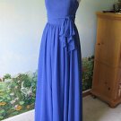 ALFRED ANGELO EVENING / FORMAL BLUE DRESS SZ 4 PRE-OWNED