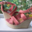 ART EM PE' Platforms / Weddge Women Sandals Shoes size 9 New Made in Brazil